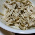 えるゆー's cooksnap of when they made みつせ鶏 蒸し鶏とごぼうのサラダ.