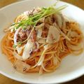 wooperk's cooksnap of when they made サバ水煮缶でシンプル+さっぱり系パスタ.