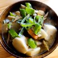 azbjbn's cooksnap of when they made 身体が温まる〜♡根菜と豆腐のゴマ味噌汁.