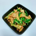 ORIHAM's cooksnap of when they made セロリ使い切り！ご飯すすむ炒め物！.