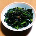 nemuchan's cooksnap of when they made レンジで簡単！大根の葉の塩昆布生姜和え.