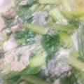 明日歩's cooksnap of when they made レンチン☆小松菜と鯖缶のマヨぽん.