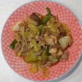 らおごん's cooksnap of when they made 豚肉とエリンギの中華あん丼.
