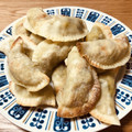 electoon's cooksnap of when they made ■チキンとサツマイモのサモサ風■.