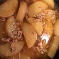 こひょ's cooksnap of when they made 簡単♪かのやの出汁で豚挽肉と大根の煮物.