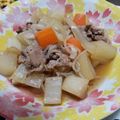 ふじもんもん☆'s cooksnap of when they made じゃがいもがないので！肉大根！！.