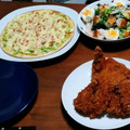 山本さん家's cooksnap of when they made 桜えびと季節の野菜のジェノベーゼピザ.