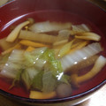 北京パンダ's cooksnap of when they made とろっと温まる＊白菜ときのこの汁物＊.