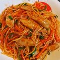 ランドセル餅's cooksnap of when they made 【簡単カフェ飯】★ケチャップナポリタン★.