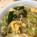 くりくりくりりん's cooksnap of when they made 白菜と豚ひき肉の中華風あんかけ丼.