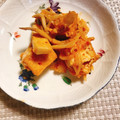 yesmama's cooksnap of when they made 厚揚げと榎木の卵キムチ炒め.