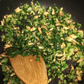 Coco812's cooksnap of when they made 塩鮭と大根菜のごま油炒め.