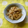 花時計咲いた's cooksnap of when they made 即席・簡単薄切りレンコンのきんぴら.