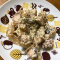 クラミー's cooksnap of when they made ✿たこじゃが　つぶマスサラダ✿.