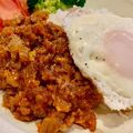 けろっち's cooksnap of when they made 簡単カフェ飯♬挽肉と玉ねぎの甘辛丼.