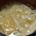 ヨシヨッシー's cooksnap of when they made 厚揚げ えのき 小ネギ 味噌汁.