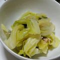ヨシヨッシー's cooksnap of when they made 簡単時短！キャベツしかない時のうま和え.