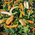 ♡さとちん♡'s cooksnap of when they made 【大根の葉とはんぺんのゴマ炒め】.