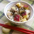 あわ雪りんご's cooksnap of when they made さつま芋の塩麹おこわ.