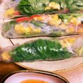 ぷりっこ警備会社's cooksnap of when they made 生春巻き カニカマand鶏胸肉.