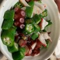 ｲ憂たむむ！'s cooksnap of when they made オクラ入りたこわさ.