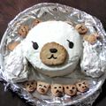 グレープソーダ's cooksnap of when they made シュガーバニーズ☆４歳のお誕生日ケーキ.