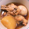 寅衛門's cooksnap of when they made ホロホロ味染み♪手羽元と大根の甘辛煮.