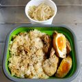 ebipeco's cooksnap of when they made おつゆじゅわ～☆弁当に合う油揚げの卵巾着.