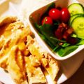 ame-ikuru's cooksnap of when they made サラダほうれん草とベーコンのサラダ.