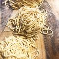 なろ。's cooksnap of when they made 本格！手打ち中華麺（たまご麺）.