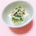 まあまま☆0403's cooksnap of when they made しらすとワサビの冷奴.