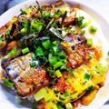 ⭐とっくん⭐'s cooksnap of when they made 簡単ランチ☆さんま缶で蒲焼丼.