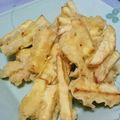 もこりこ's cooksnap of when they made 大大だ～～い好き！さつま芋の天ぷら♪.