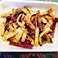 ☆まさみ's cooksnap of when they made さつまいもの皮を使って大学芋風に ♪.