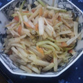 ＠うちこ's cooksnap of when they made 節約＆エコ☆大根の皮☆バターしょうゆ炒め.