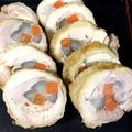 カズ形33's cooksnap of when they made 鶏もも肉で八幡巻き☆おせちやお弁当にも！.