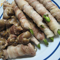 東野もみじ's cooksnap of when they made とっても簡単しめじとアスパラの肉巻き.
