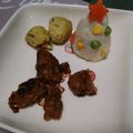 4double5's cooksnap of when they made 離乳食中期〜後期☆手づかみ牛肉ハンバーグ.