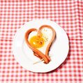 カレンガール's cooksnap of when they made 愛する家族へ✨簡単ラブリー目玉焼き❤.