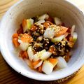 azbjbn's cooksnap of when they made 郷土料理!納豆で新潟きりざい（丼にも）.