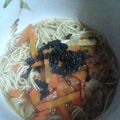 まな姫's cooksnap of when they made 油揚げとにんじん♡♥あったかにゅう麺.