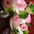 Iwaboo's cooksnap of when they made おせち料理に☆おもてなしに☆薔薇かまぼこ.