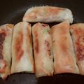Ｍぱん's cooksnap of when they made キャベツとひき肉の焼き春巻.