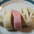 ゆうりママ's cooksnap of when they made 正月おせち･お弁当に★かまぼこ飾り切り.