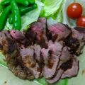 せきら's cooksnap of when they made フライパンで簡単に作れるローストビーフ.