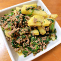 mi626's cooksnap of when they made ご飯欲しい。ほうれん草と挽き肉カレー炒め.