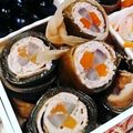 ダウリ's cooksnap of when they made おせち彩る☆牛肉の紅白巻き.