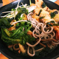 bambiレシピ's cooksnap of when they made 野菜のかき揚げと水菜の温かいお蕎麦.