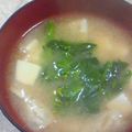 のじまさん's cooksnap of when they made 菜の花の味噌汁.