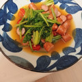 ☆ペコ助☆'s cooksnap of when they made ソーセージとほうれん草とトマトの炒め物.